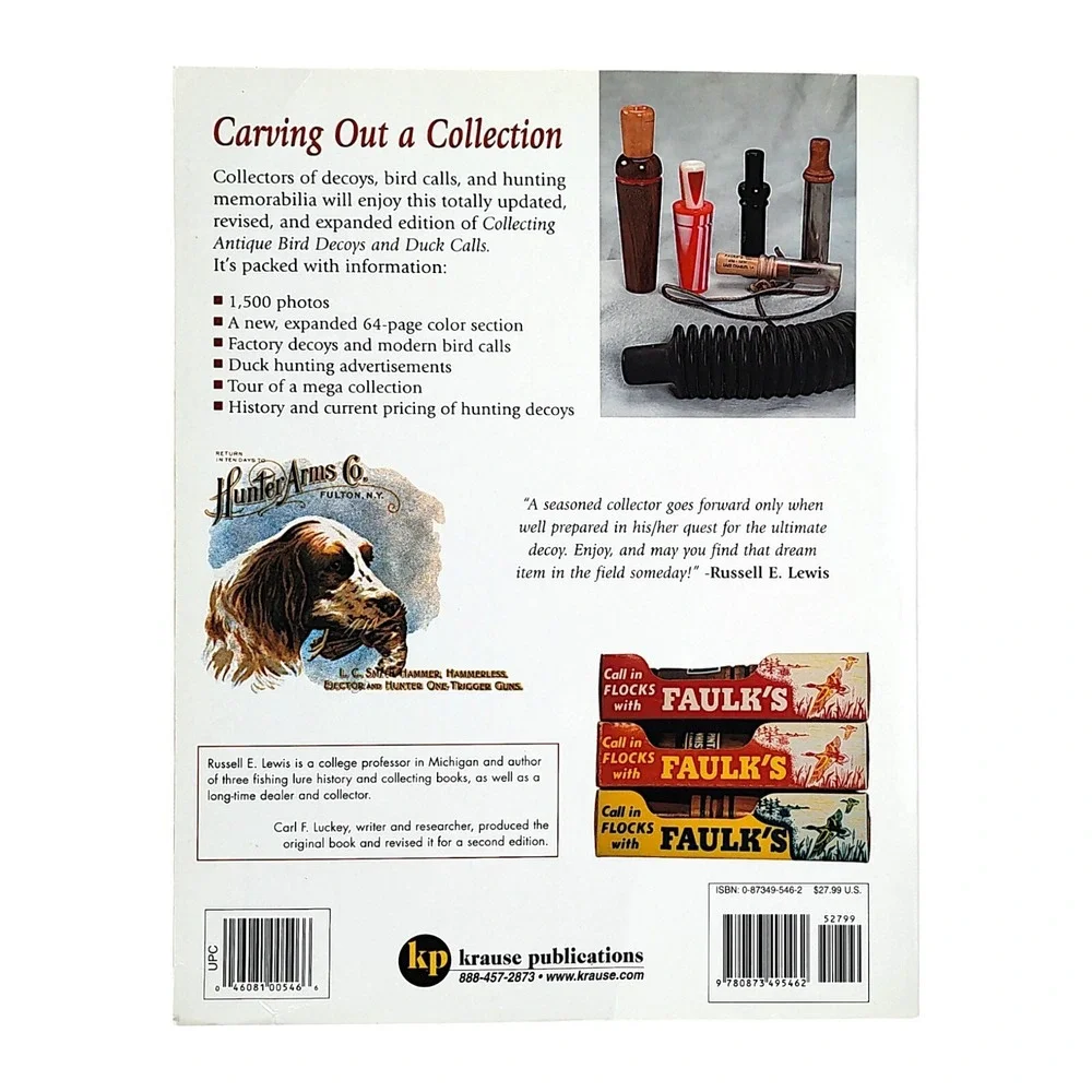 Collecting Antique Bird Decoys and Duck Calls by C. F. Luckey & R. E. Lewis
